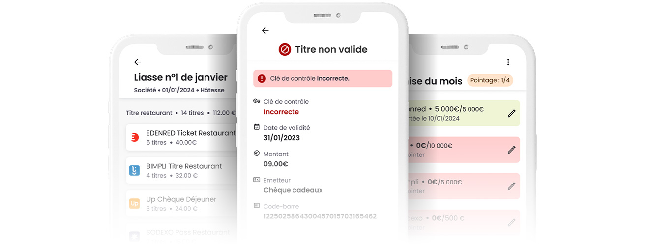 Application mobile de vérification de validation des titres